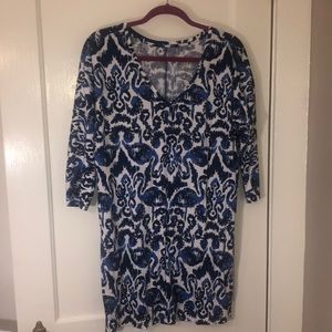 Lilly Pulitzer Blue Cotton Dress